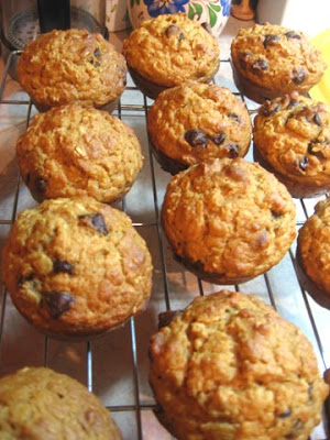 Oatmeal Chocolate Chip Muffins