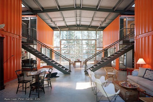 living in a shipping container